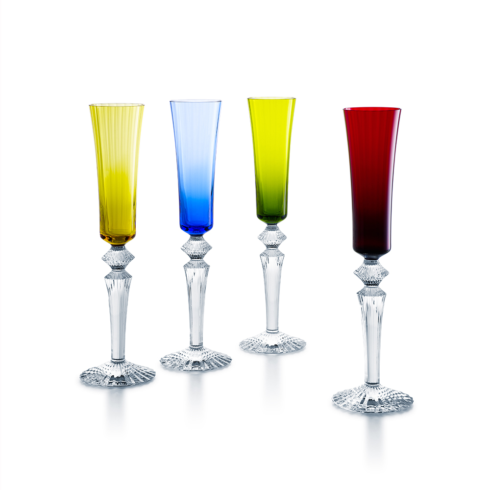 Set of 4 flutissimo (Blue, moss, red and amber)
