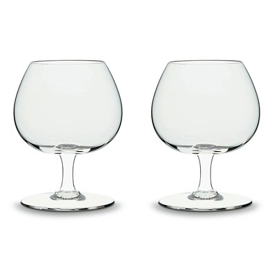 Set of 2 cognac glasses