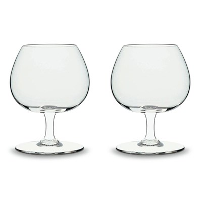 Set of 2 cognac glasses