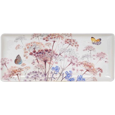 Oblong serving tray