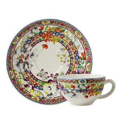Breakfast cup and saucer (box of 2)