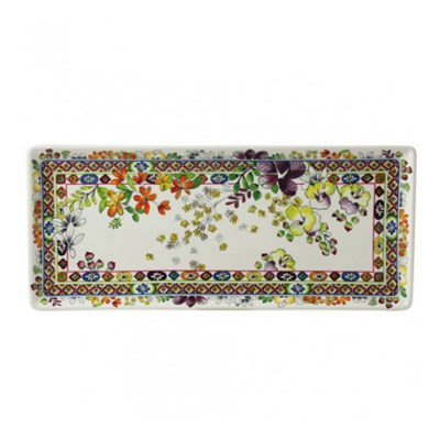 Oblong serving tray