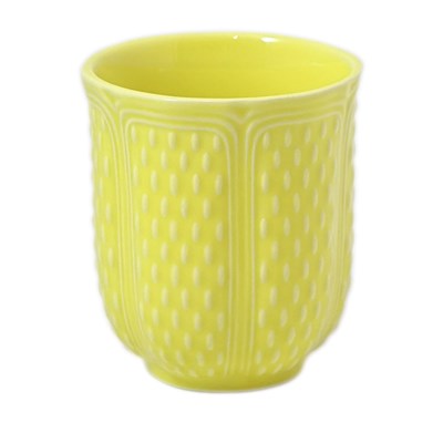 Gobelet à thé jaune citron