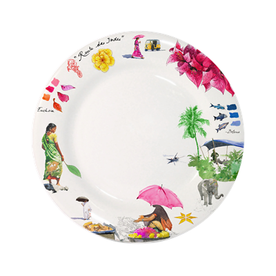 Set of 4 dinner plates extra