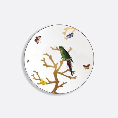 Dinner plate perruche vert