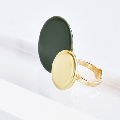 Bague Vert Mousse T.4