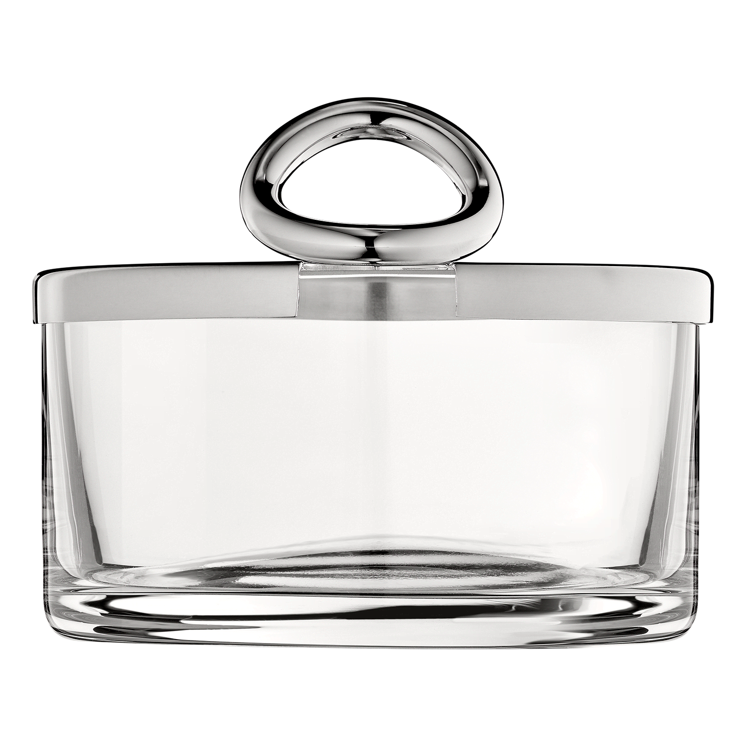 Silver-Plated Butter Dish with Lid Vertigo