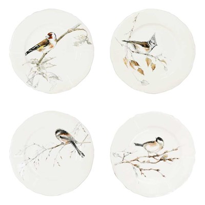 Set of 4 Canape plate assorted