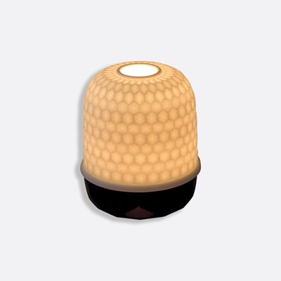 Lampion diamant noir mat