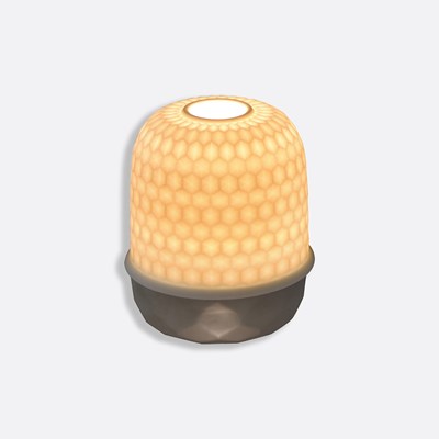 Lampion diamant argent