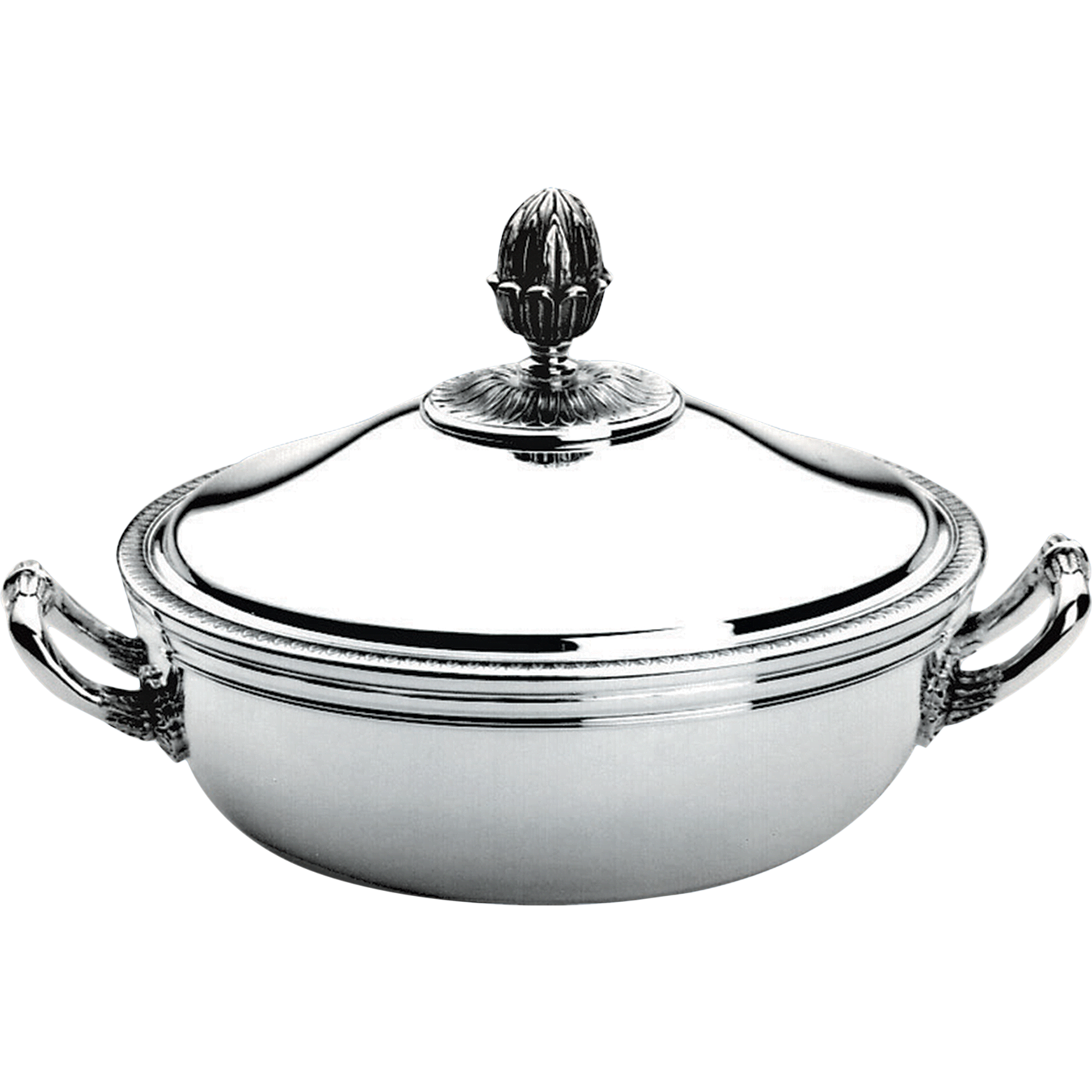 Silver-Plated vegetable dish with lid