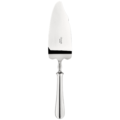 Pelle coupante à gâteaux et glace en métal argenté