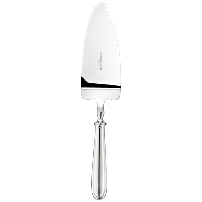 Pelle coupante à gâteaux et glace en métal argenté