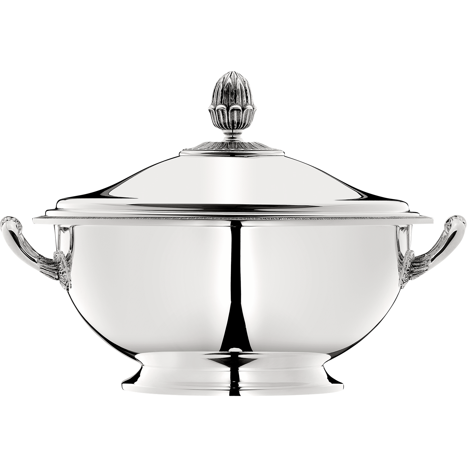 Silver-Plated soup tureen with lid