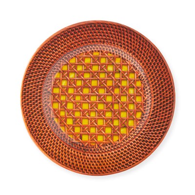 Dinner plate yellow