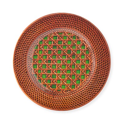 Dinner plate green