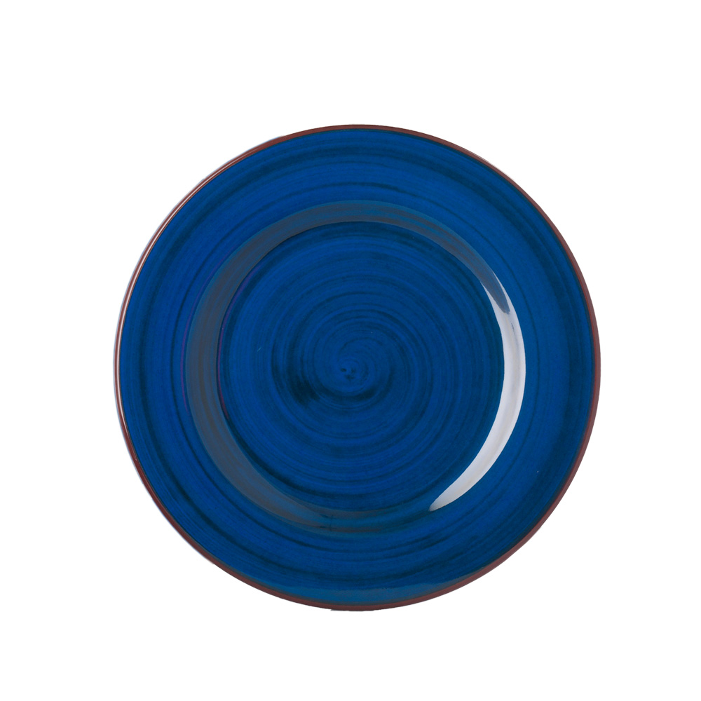 Dessert plate blue