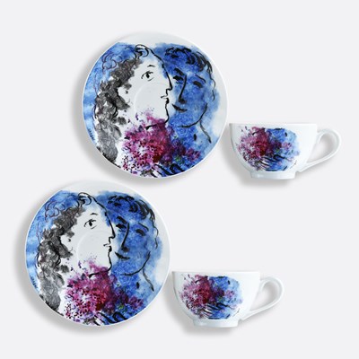 Coffret de 2 tasses et soucoupe thé