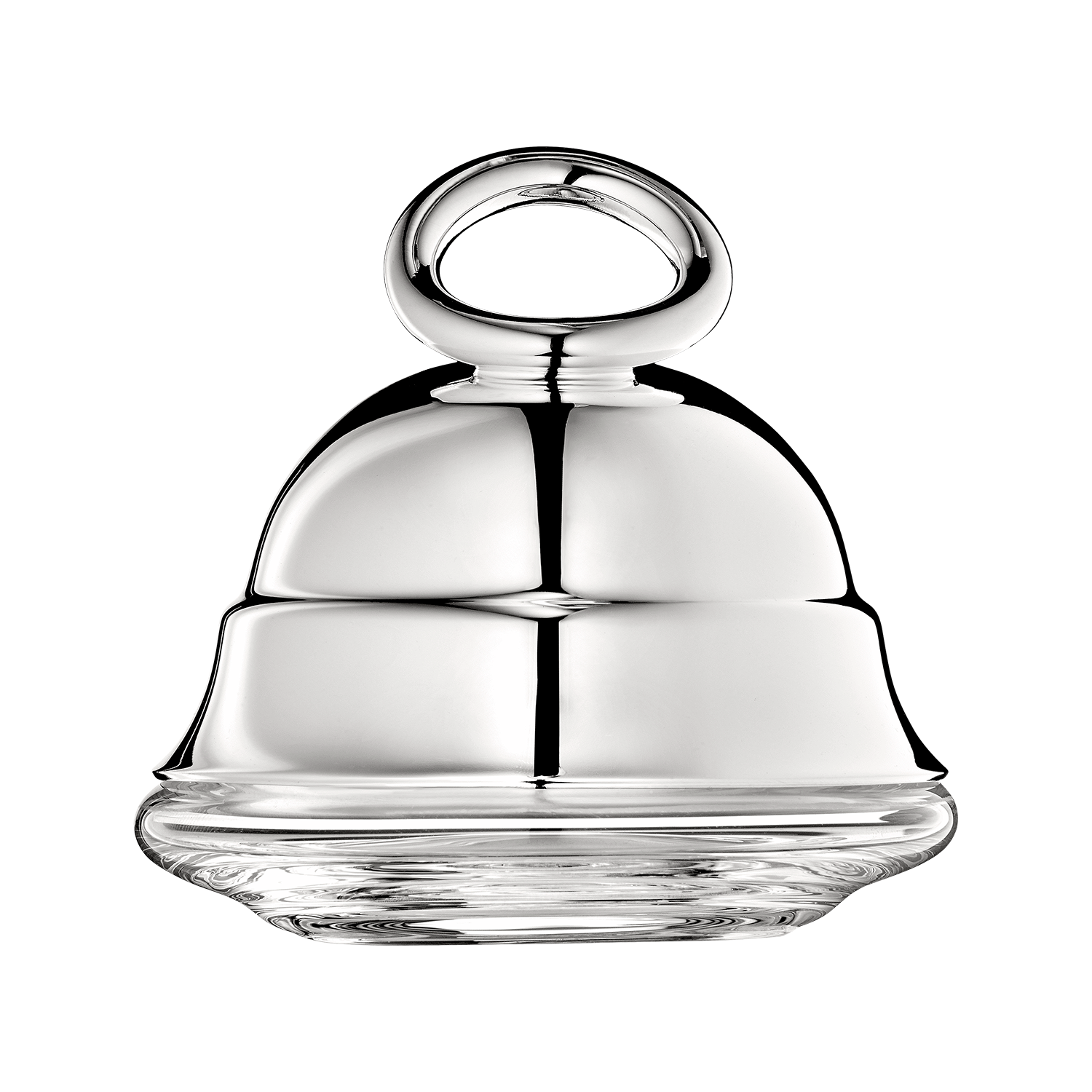 Silver-Plated individual butter dish