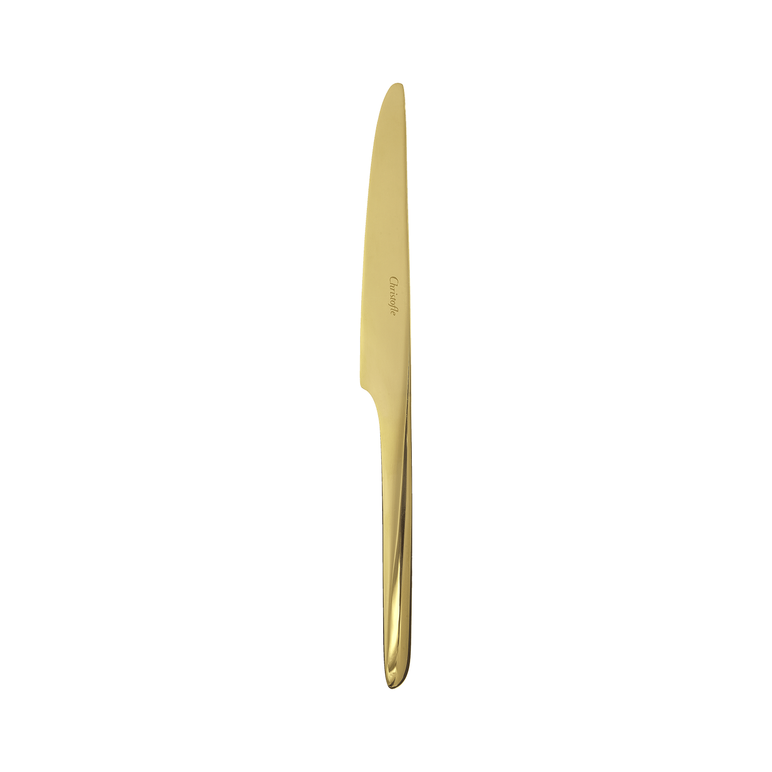 Couteau à dessert en acier - coloris or
