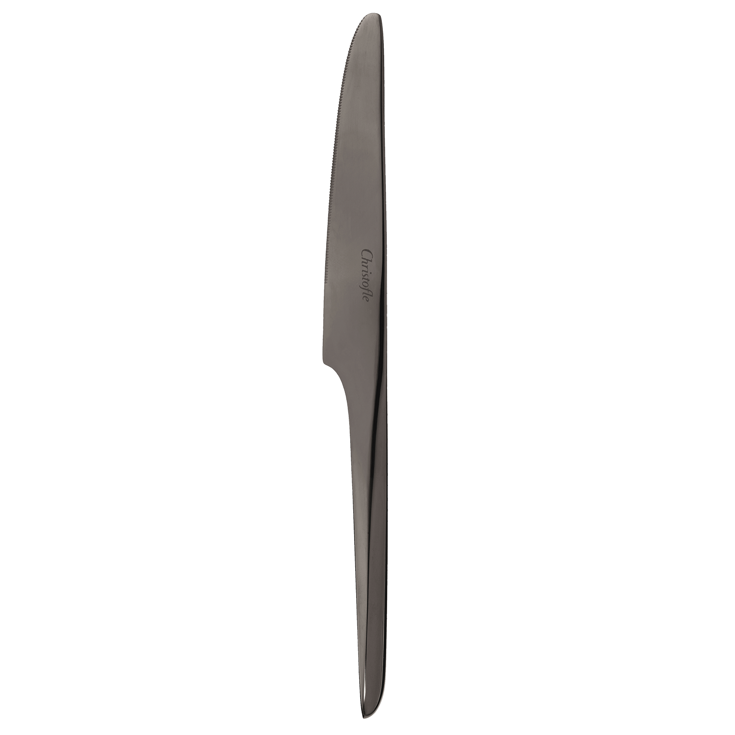 Black stainless steel table knife