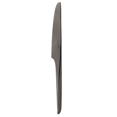Black stainless steel table knife