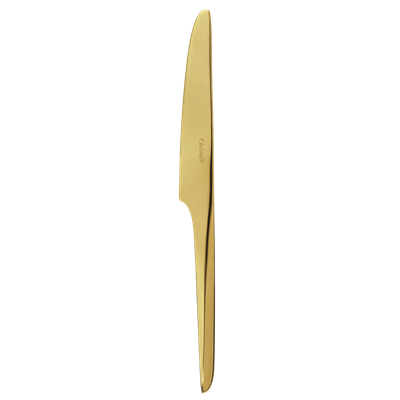 Gold stainless steel table knife