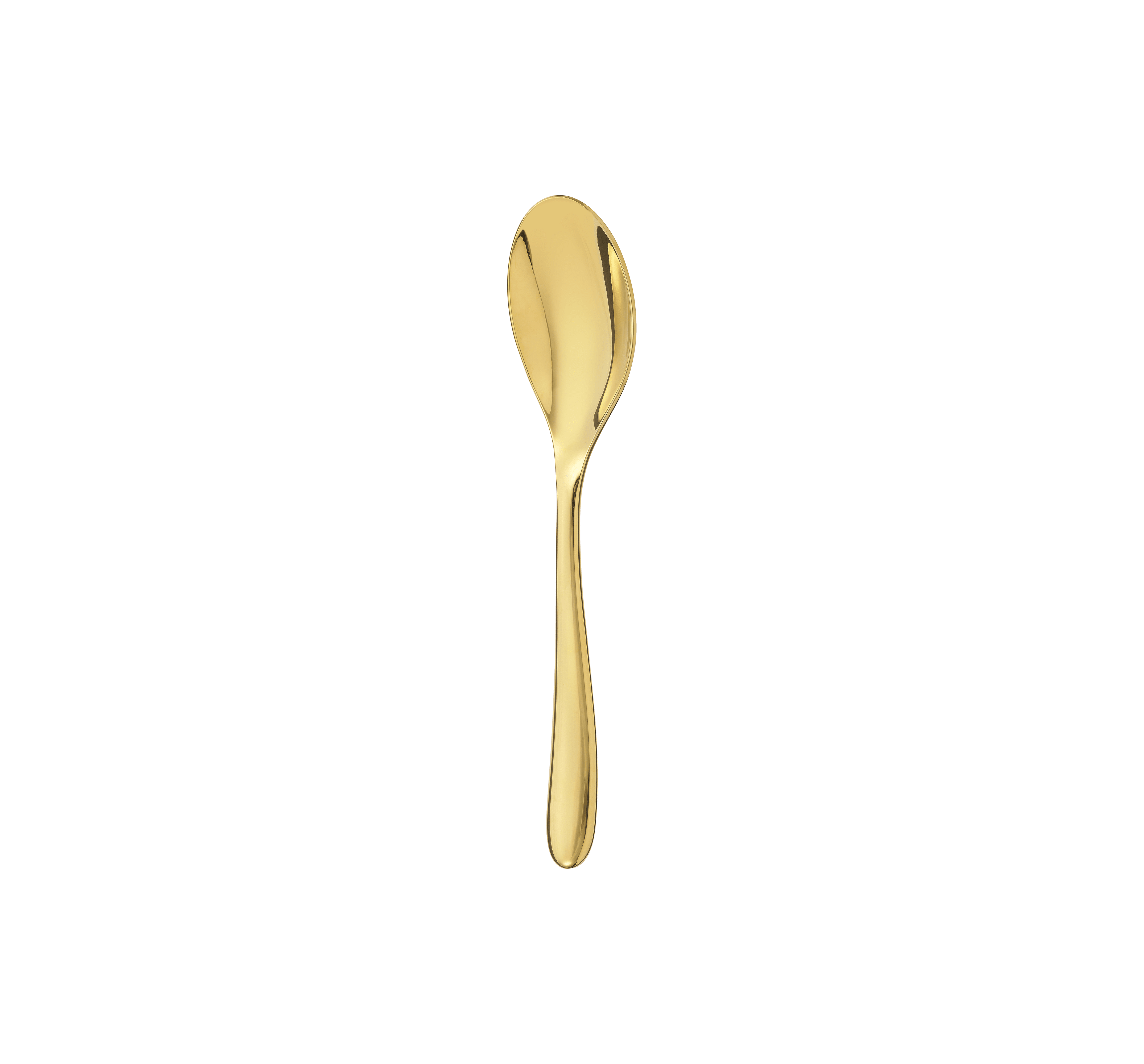 Gold stainless steel coffee spoon