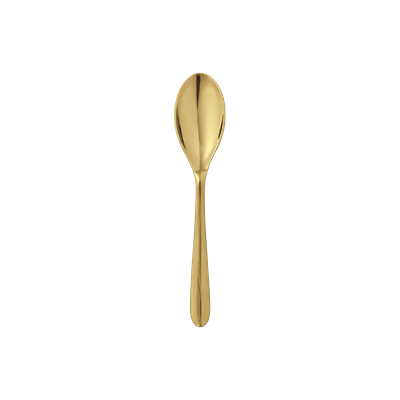 Gold stainless steel coffee spoon