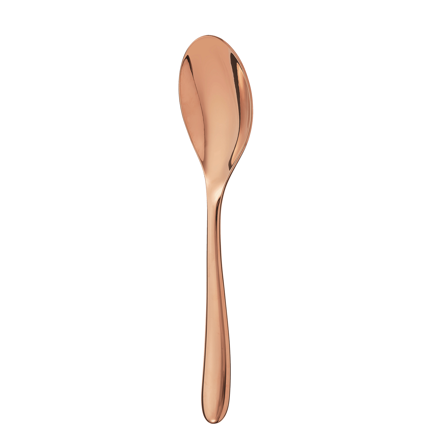Copper stainless steel soup spoon