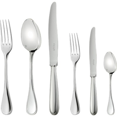36-Piece Silver-Plated flatware set with chest