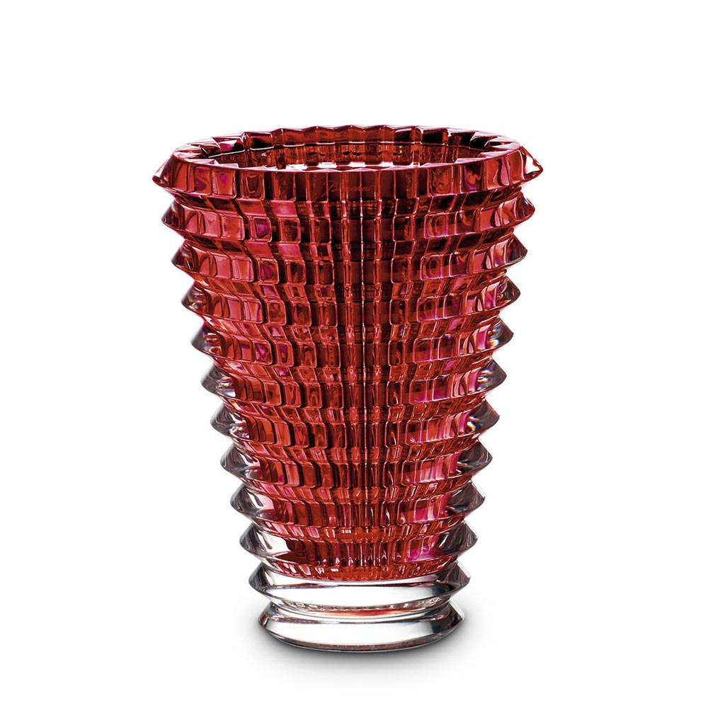 Vase S oval red