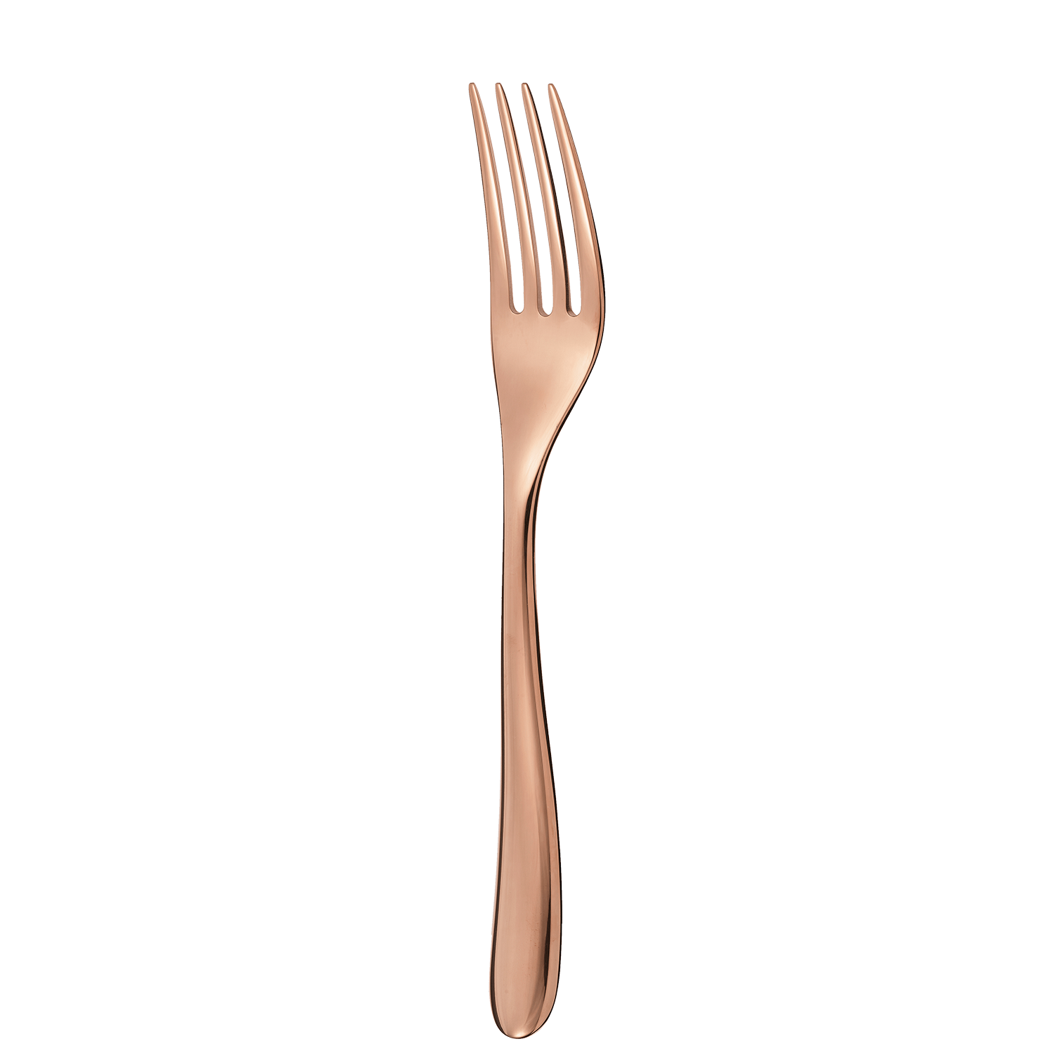 Copper stainless steel table fork