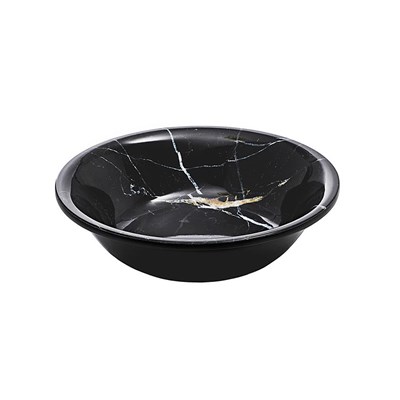 Assiette à soupe noir