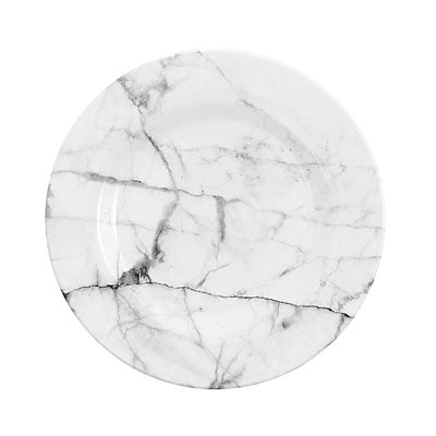 Assiette à dessert blanche