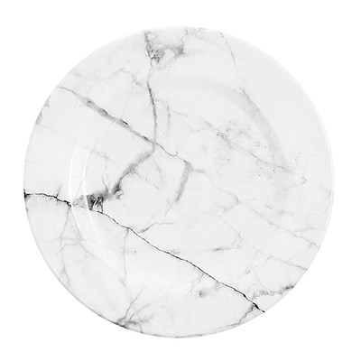 Assiette à dîner blanche