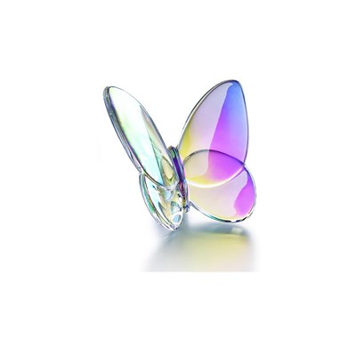 Iridescent clear butterfly