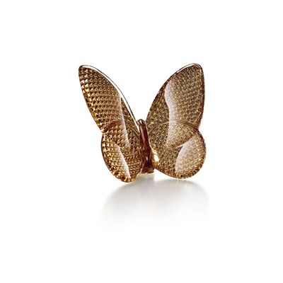 Papillon diamant doré