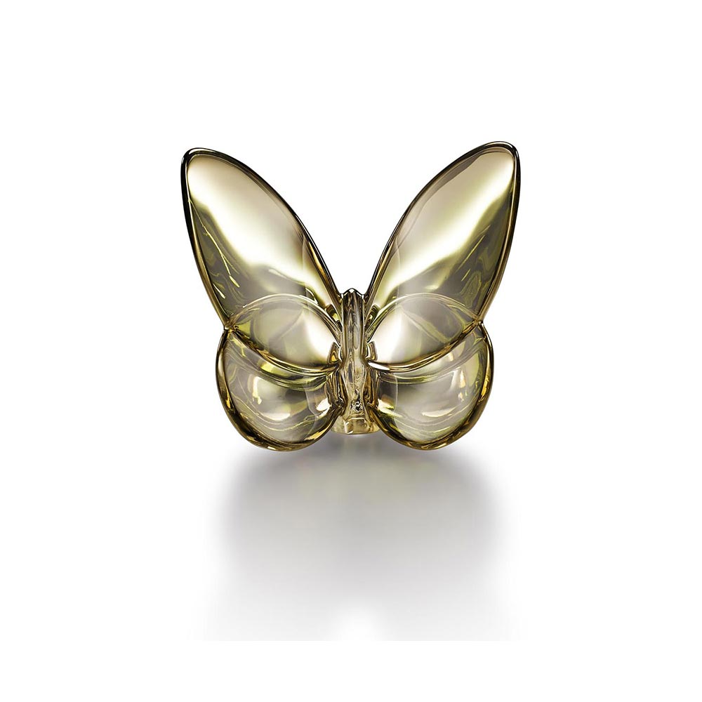 Crystal gold butterfly
