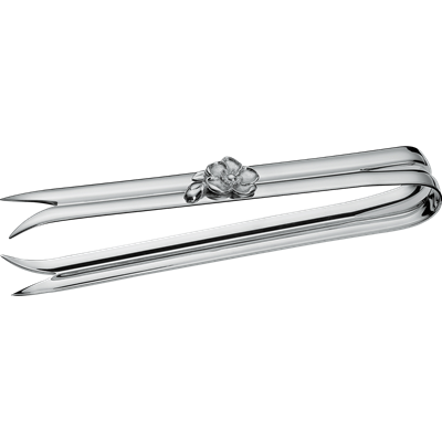 Silver-Plated ice tongs