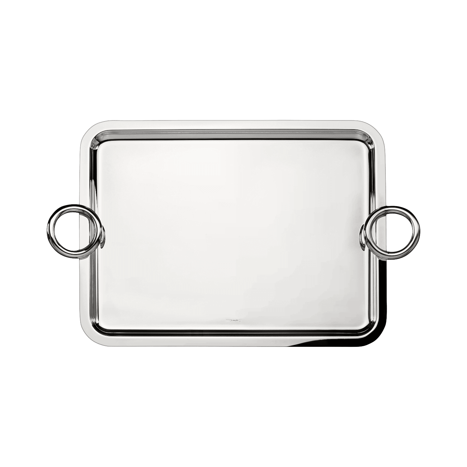Large Silver-Plated Tray