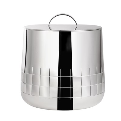 Silver-Plated Insulated Ice Bucket