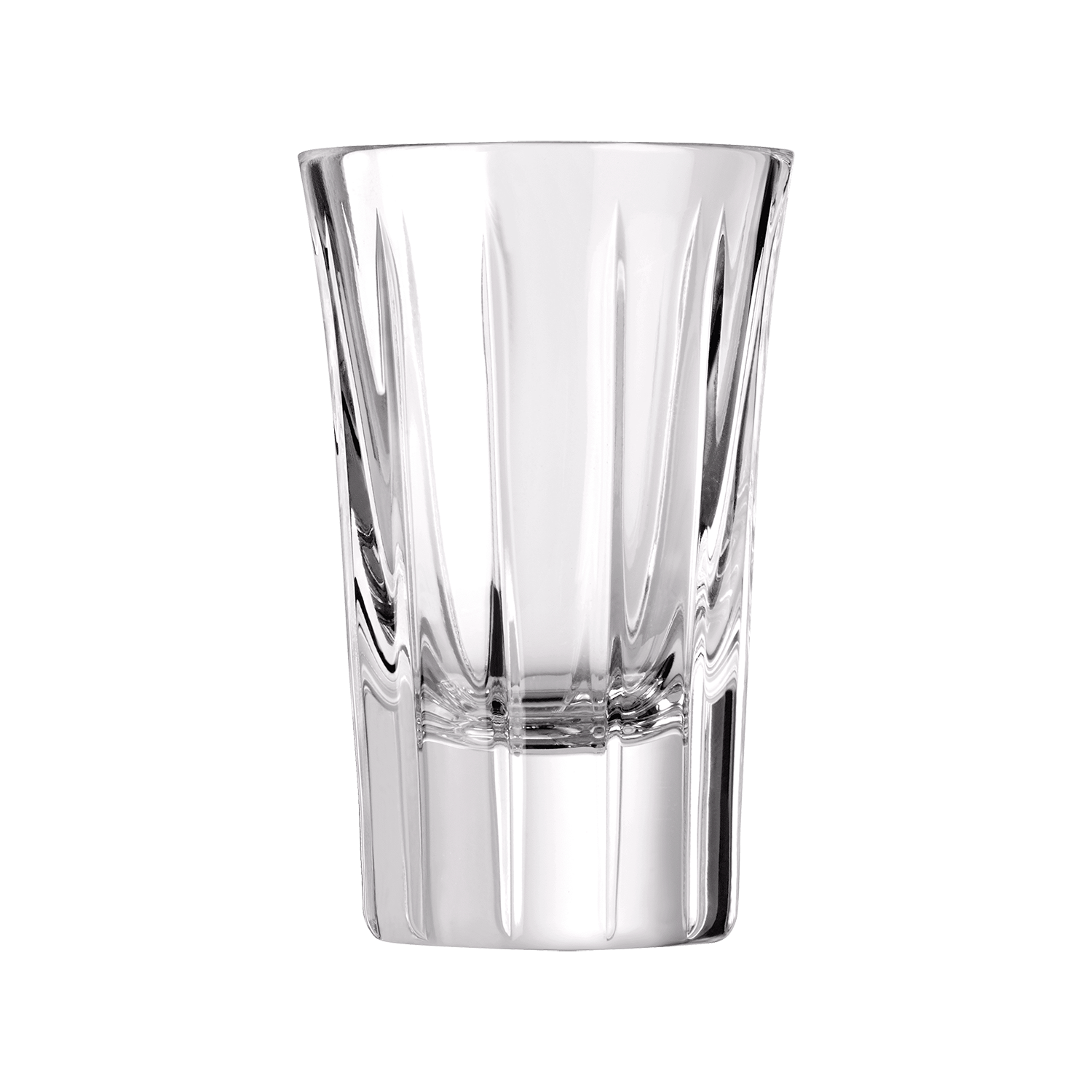 Crystal set of 4 vodka glasses