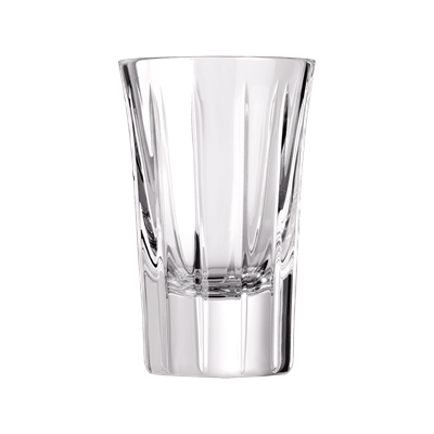 Crystal set of 4 vodka glasses