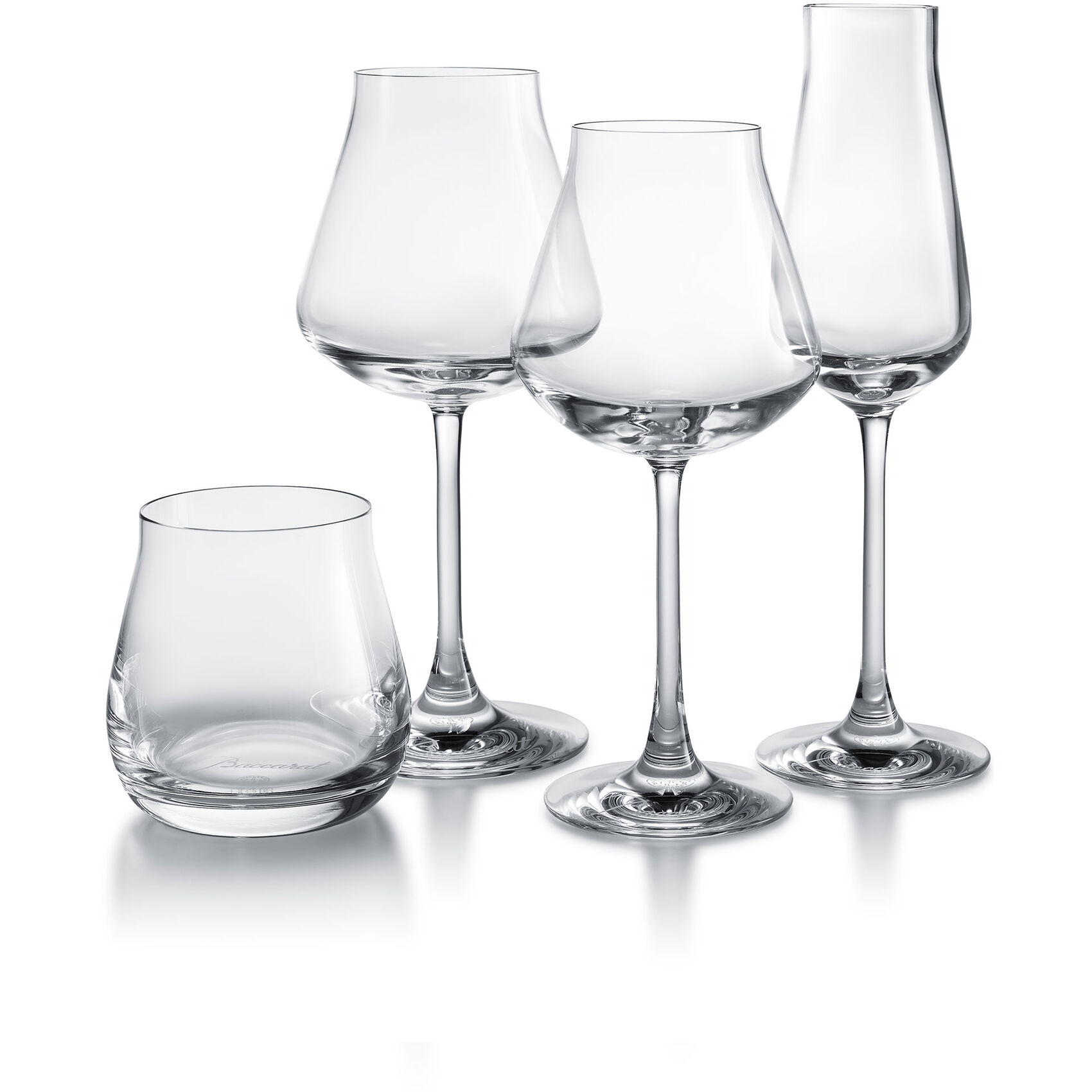 Degustation set<br>Trumbler + Wine glasses W&R + Flute<br>Château Baccarat