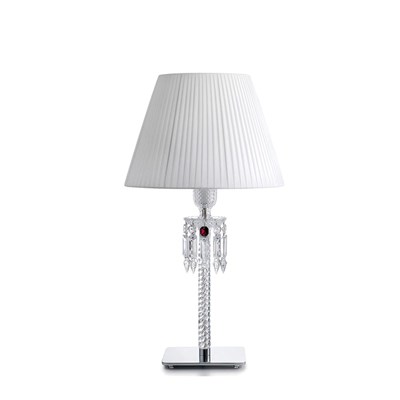 Lampe torch à abat-jour blanc