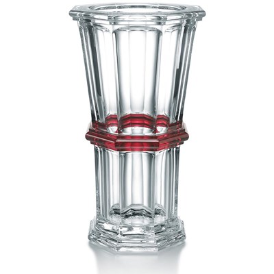 Vase rouge octogonale GM