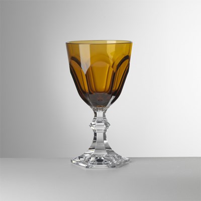 Verre à eau ambre