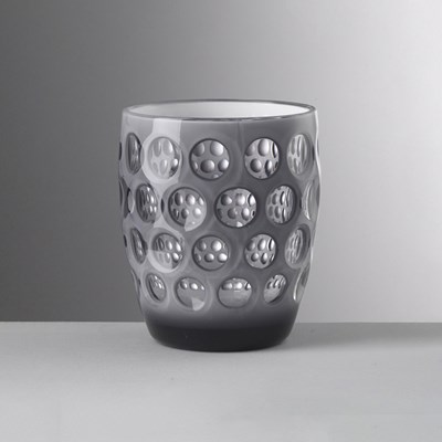 Water glass short grey