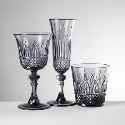 Verre à eau gris